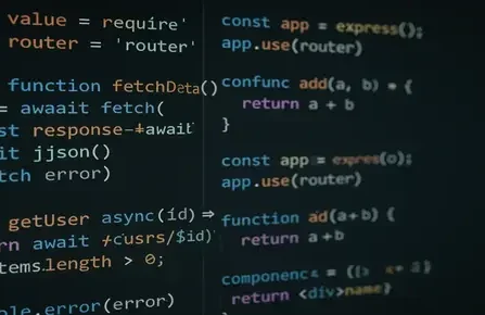 Code-Snippet mit JavaScript-Funktionen und Express.js-Router für Webanwendungen.